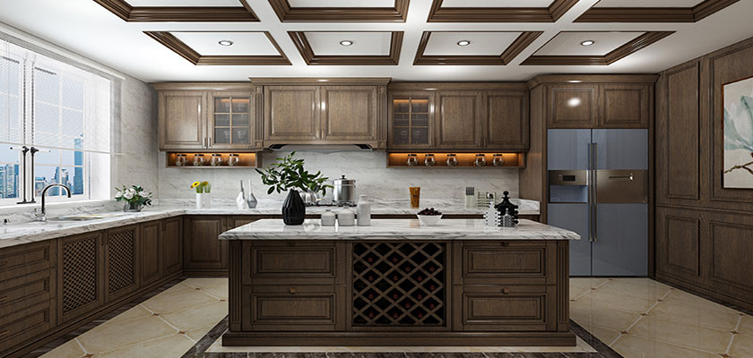 KITCHEN WITH ISLAND slide 1