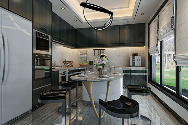 Kitchen With Island