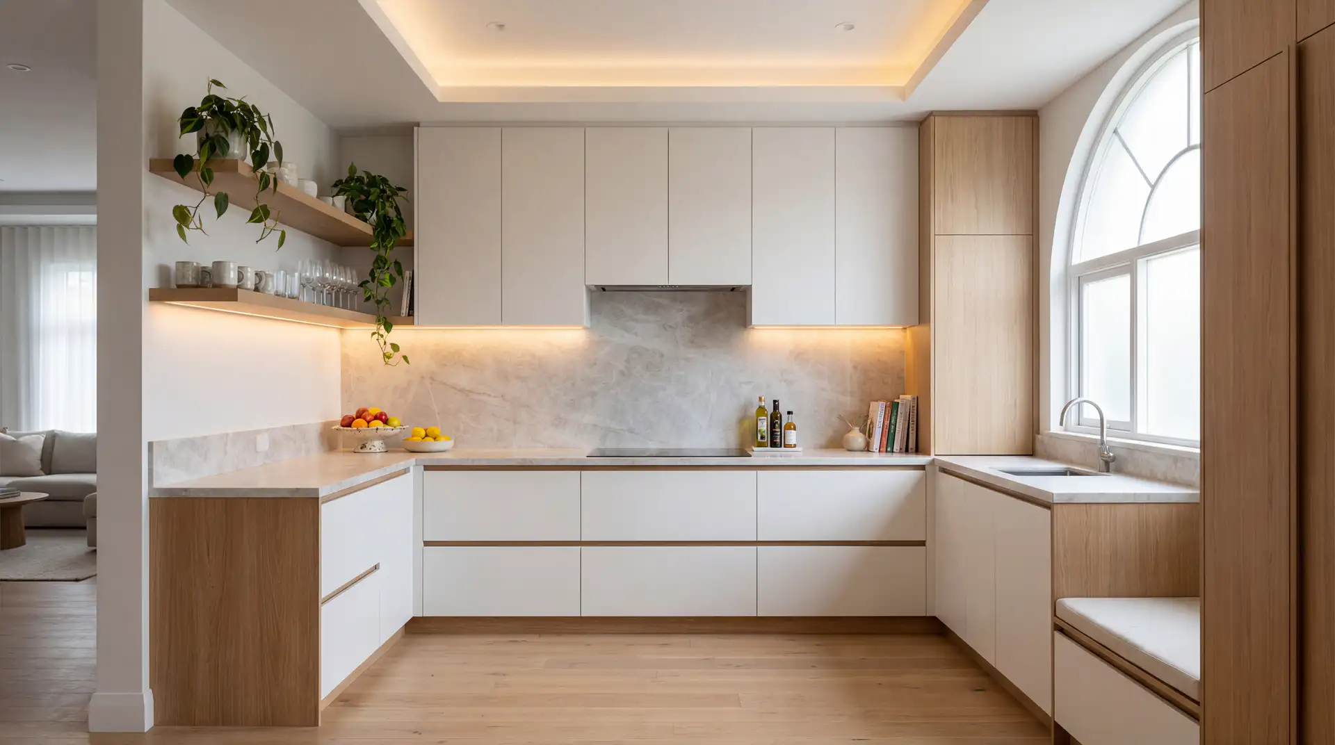 U Shape Kitchen image 6